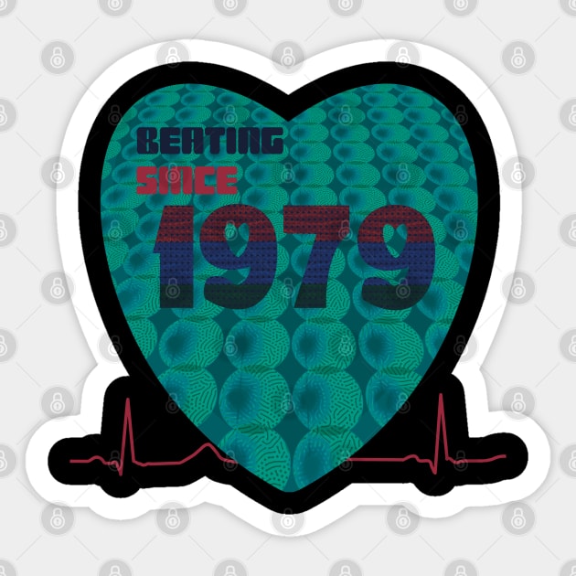 1979 - Beating Since Sticker by KateVanFloof